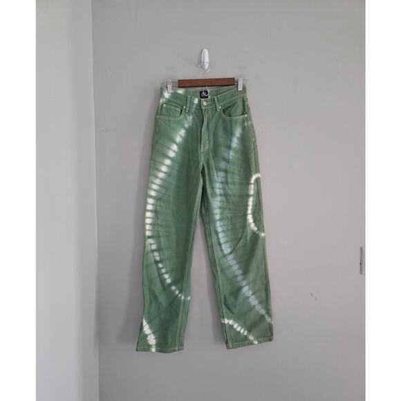 Urban Outfitters BDG Green Tiedye Jeans Size 26 - Picture 4 of 4